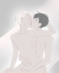 2boys alikurai katsuki_yuuri tagme viktor_nikiforov yuri!!!_on_ice