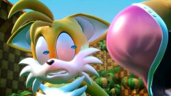 1boy 1girls 3d 3d_model animated bat blush fox furry humor jumpscare large_breasts mobian mobian_(species) mobian_bat mp4 no_sound offscreen_character offscreen_female older_female older_woman_and_younger_boy rouge_the_bat sega sonic_(series) sonic_adventure_2 sonic_the_hedgehog_(series) tagme tails uwotinfokm8 video younger_male