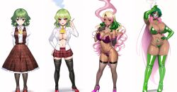 1girls ai_generated ass bimbo bimbofication brain_drain brainwashing breast_expansion corruption dark-skinned_futanari drug eye_color_change female ganguro gyaru hair_color_change hair_growth high_heels hoop_earrings huge_ass huge_breasts large_ass light-skinned_female nai_diffusion navel npg8993 personality_change smoke standing story_at_source tan thick_lips thick_thighs touhou transformation wide_hips yuka_kazami