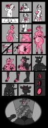 anthro beetlebonez bovine breasts genderswap goat latex latex_suit male milk penis transformation