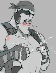 breast_milk_squirt breast_milk_squirting breast_milking classic_heavy clothed clothed_male clothed_male_nude_male cute_expression cute_face cute_male gay glasses lactating lactation male medic medic_(team_fortress_2) milk milk_factory milk_squirt milking milking_breasts mori771 naked nipple_piercing no_visible_genitalia nude nude_male rape team_fortress_2 team_fortress_classic