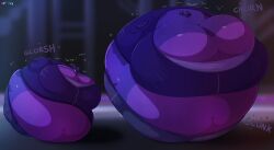 big_breasts blueberry_inflation breasts frootiebuck huge_breasts spherical_inflation sunken_head sunken_limbs