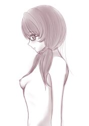 glasses kim0501 may_first nude nude_female sumireko_usami tagme touhou