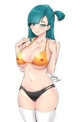 big_breasts bikini bulma bulma_briefs dragon_ball dragon_ball_(classic) relaxjon teenage_bulma teenage_girl teenager