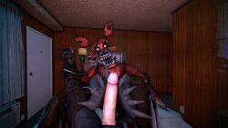 five_nights_at_freddy's five_nights_at_freddy's_4 footjob gay nightmare_foxy rocketfan3