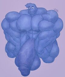 abs anthro biceps elemental_(pixar) embarrassed fat_cock fat_penis flaccid gab_art gay high_resolution highres huge_cock huge_pecs huge_penis hyper hyper_balls hyper_genitalia hyper_penis hyper_testicles male male_focus male_only muscle muscles muscular muscular_arms muscular_back muscular_legs muscular_male muscular_thighs nipples nude pecs solo solo_male thick_penis wade_ripple