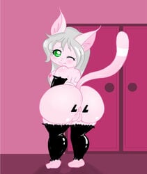 anthro anus ass big_ass cats chubby dekkaionna fat feline fur furry humor lol_cats pussy