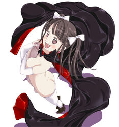 1futa ahegao arched_back ass autopaizuri back balls black_hair blush bow breasts brown_eyes brown_hair cape censored cleavage erection eyeshadow fangs flat_chest futa_only futanari futanari_vampire gloves hair hair_ribbon high_heel_boots high_heels huge_cock huge_penis intersex large_penis lipstick long_hair long_penis looking_at_viewer makeup open_mouth paizuri penis petite pointless_censoring red_eyes small_ass small_but_hung smile solo solo_futa stockings testicles thighhighs tongue twintails vampire white_legwear white_thighhighs yozora