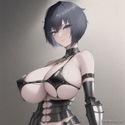 ai_generated armor large_breasts op_ai short_hair tagme