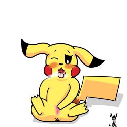 female hi_res masturbation nintendo pikachu pokemon pokemon_(species) solo weirdoiamlol