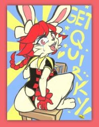 advertisement anthro ass bunny_ears bunny_girl bunnysuit fake_advertisement female furry in_heat_(game) monster_girl poppi_(in_heat) rabbit rabbit_ears rissandaho