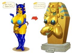 1futa 2023 accessory animal_crossing ankha ankha_(animal_crossing) anthro areola armwear balls before_and_after begging big_areola big_breasts big_butt big_penis big_penis_in_chastity black_pubes blue_hair bodily_fluids bondage boots breasts butt chains chastity_cage chastity_device clothing cock_ring crabhorn dialogue domestic_cat elbow_gloves encasement english_text erection felid feline felis femsub footwear fur furry futa_only futa_urethral_insertion futanari futanari_transformation futasub genital_fluids genitals gloves gold_statue gynomorph hair handwear hi_res high_heel_boots high_heels huge_ass huge_breasts humanoid_genitalia humanoid_penis instant_loss_2koma intersex jewelry leaking_penis leaking_precum legwear mammal mind_break mostly_nude_anthro mostly_nude_gynomorph naked_boots naked_footwear naked_gloves nintendo nipple_chain nipple_clamp nipple_piercing nipple_ring nipples nude object_transformation objectification orgasm_denial pale_skin penis penis_accessory penis_jewelry penis_plug permalocked permanent_bondage permanent_chastity permanent_entrapment permanent_orgasm_denial petrification piercing plug_(sex_toy) precum precum_drip pubes pussy_free restrained ring_piercing sarcophagus sex_toy solo statue stuck_in_wall text thick_thighs thigh_boots thigh_highs transformation urethral urethral_insertion urethral_plug wide_hips yellow_body yellow_fur