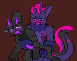 2boys artist_request buck_(kaiju_paradise) carneline_(kaiju_paradise) furry gay kaiju_paradise non-human roblox roblox_game source_request tagme