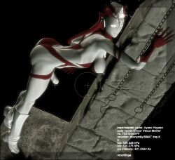 1futa 3d bent_over futa_only futanari heroineism solo source_request tagme ultraman_(franchise) umk white_body