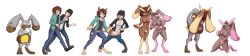 absurd_res anthro assimilation blue_eyes breasts brown_body brown_fur brown_hair carrying_another carrying_partner clothed clothing colored corruption diggersby female fur gender_transformation generation_4_pokemon generation_6_pokemon genitals green_eyes grey_body grey_fur group hair hand_on_breast hi_res human human_to_anthro kneeling long_image looking_pleasured lopunny male male/female mammal masturbation medium_breasts mtf_transformation nintendo nude penis pink_body pink_eyes pink_fur pokemon pokemon_(species) pussy sex simple_background species_transformation surprised_expression tomek1000 transformation trio vaginal_masturbation vaginal_penetration white_background wide_image yellow_body yellow_fur