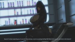 big_breasts breasts coolmaster98 female kasumi_(mass_effect2) mass_effect tagme