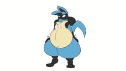 animated anthro anthro_only inflation lucario mp4 pokémon_(species) pokemon pokemon_(species) sound sound_effects spherical_inflation sunken_head sunken_limbs tagme terito thick_thighs video wide_hips