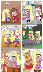 bimbofication disney disney_channel disney_xd geminim gravity_falls mabel_pines pacifica_northwest straight_hair tagme transformation white_female