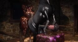 1animal 1futa 3d animated dark-skinned_futanari dark_skin equine_penis feral futa_on_feral futa_on_male futanari high_heels horse horsecock huge_breasts huge_nipples human_on_feral licking_lips looking_at_viewer male mostly_nude mp4 muscular muscular_futanari muscular_thighs music naked_footwear nude nude_futanari second_life self_upload sex sound tagme thesusman video what zoophilia