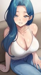 1girls big_breasts breasts kkamja large_breasts original original_character soo_ryeon_(kkamja)