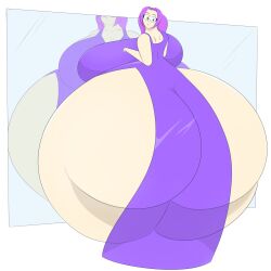 big_ass big_breasts breasts bubble_butt female huge_ass hyper_ass spacerift thick_thighs wide_hips