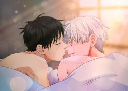 escafan gay katsuki_yuuri tagme viktor_nikiforov yaoi yuri!!!_on_ice