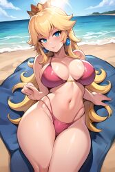 princess peach from mario (series) by raight21