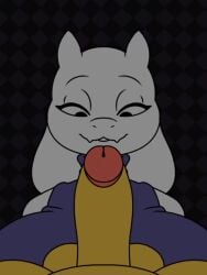 2d 2d_animation animated anthro beat_banger big_breasts big_penis clothed clothed_female_nude_male clothing color goat horned_female human komdog komponi milf seductive_smile staring_at_penis tagme toriel toriel_beat_banger twitching_penis uncensored undertale undertale_(series) white_fur