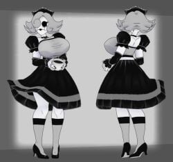 3d_(artwork) bendy_and_the_dark_revival bendy_and_the_ink_machine betty_(bendy_and_the_dark_revival) big_ass big_breasts cally3d clazzey cryptiacurves high_heels model