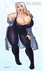 1girls big_breasts breasts busty curvaceous curvy curvy_figure digital_drawing_(artwork) digital_media_(artwork) eyebrows eyelashes eyes female female_focus female_only hair high_heel_boots high_heels hips hourglass_figure huge_ass huge_breasts human iacolare jacogram large_ass large_breasts legs light-skinned_female light_skin lips mature mature_female original original_character silvone_du_bois thick thick_hips thick_legs thick_thighs thighs top_heavy upper_body voluptuous waist wide_hips