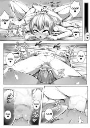 1boy 1girls alien alien_girl cock_hungry comic cum_in_mouth devouring_cock fellatio female female_on_male femdom futagi_mitou larger_female male monochrome monster_master oral oral_sex size_difference smaller_male succubus sucking_out_cum sucking_penis tagme yoisekihan