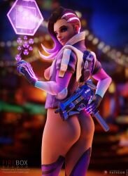 olivia colomar from overwatch by fireboxstudio
