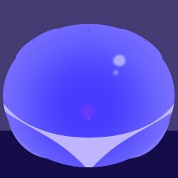 blueberry_inflation creme_balloon panties spherical_inflation sunken_head sunken_limbs thick_thighs wide_hips