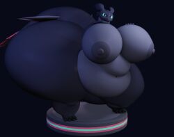 anthro belly big_ass big_breasts breasts bubble_butt chubby colossal_ass darkdraketom dragon dreamworks female gigantic_ass how_to_train_your_dragon huge_ass huge_breasts hyper_ass night_fury tagme thick_thighs toothless wide_hips