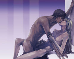 handjob jan_(papuwa) kissing kissing long_hair male nude papuwa penis service_(papuwa) tetra_(pixiv) yaoi