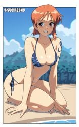 1girls big_breasts blue_tattoo brown_hair female female_focus female_only female_penetrated large_breasts nami nami_(one_piece) one_piece orange_hair pre-timeskip pre_timeskip short_hair suoiresnu tattoo tattoo_on_arm tattooed_arm