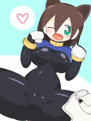 aile artist_request latex latex_bodysuit latex_breasts latex_clitoris latex_gloves latex_nipples latex_suit latex_thighhighs latex_vagina mega_man mega_man_zx tagme tomboy