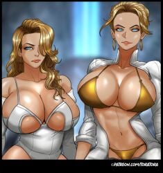 2girls android android_girl artificial_intelligence artist_name athletic athletic_female big_ass big_breasts big_butt blonde_hair blue_eyes breasts busty cleavage curvaceous curvy curvy_figure cyborg cyborg_girl digital_drawing_(artwork) digital_media_(artwork) eyebrows eyelashes eyes female female_focus fit fit_female gynoid hair hips hourglass_figure huge_ass huge_breasts human_form humanoid large_ass large_breasts legs light-skinned_female light_skin lips machine mature_female original_character original_characters robot robot_girl robot_humanoid synthetic t-x t-x2_(charlotte) t-x5_(bishop) terminator terminator_3:_rise_of_the_machines the_terminator thick thick_legs thick_thighs thighs top_heavy top_heavy_breasts tora_tora tx:_all_out_war upper_body voluptuous voluptuous_female waist wide_hips