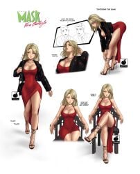 1girls 2d ass being_watched bent_over big_breasts blonde_hair breasts busty chair cleavage crossed_legs curvaceous curvy curvy_figure dialogue digital_drawing_(artwork) digital_media_(artwork) dress earrings english_text eyebrows eyelashes eyes female female_focus footwear front_view hair heels high_heels hips hoop_earrings hourglass_figure legs light-skinned_female light_skin linkartoon lips long_dress long_hair looking_at_another male multiple_poses on_chair partially_colored piercing plain_background red_dress seductive shoes shoulder_bag side_view sitting slim slim_waist slit_dress standing stiletto_heels straight text the_mask thighs tina_carlyle very_high_heels voluptuous voluptuous_female waist white_background wide_hips