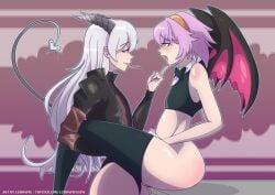 anal anal_insertion anal_sex creampie femboy femboy_on_female femboy_on_femboy femboy_only femboydom femboysub incubus incubus_marble leather_jacket lemonpie lemonpiensfw pink_hair precum savage_seora snake_tongue succubus succubus_horns succubus_marble succubus_tail succubus_wings thighhighs virtual_youtuber vrchat vtuber vtuberfanart white_hair x-ray xray_view