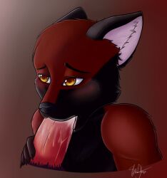 blaze wolf fan art