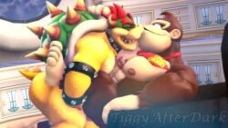 3d anal anal_sex animated anthro anthro_on_anthro anthro_penetrated anthro_penetrating_anthro balls balls_slapping_ass big_balls big_penis bowser bubble_butt cock_ring donkey_kong donkey_kong_(series) furry furry_only gay kissing kissing_while_penetrated male/male male_only mario_(series) muscular_male nintendo penis_rubbing_breast sfm sound super_mario_odyssey tagme tiggyafterdark video