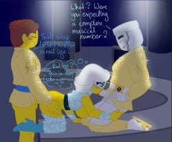 10_years 1girls 2boys anniversary dubious_consent duchess_pixal jay_(ninjago) lego ninjago ninjago:_legacy reflectra_(ninjago) spitroast villainess zane_(ninjago)