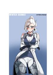 1girls big_breasts hyperrxgue rwby tagme thick_thighs white_hair winter_schnee