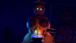 3d 3d_(artwork) age_difference animatronic anthro five_nights_at_freddy's five_nights_at_freddy's_2 fnaf fox huge_breasts imminent_sex large_breasts lights_off lipstick miles_prower older_female sega sonic_(series) sonic_the_hedgehog_(series) tagme tails thick_thighs toy_chica_(fnaf) wide_hips younger_male