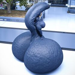 1futa 3d asari balls_bigger_than_body balls_bigger_than_penis balls_on_floor big_ass big_balls_with_big_penis big_butt chubby chubby_futanari colossal_balls curved_penis futa_only futanari giant_balls huge_balls hyper hyper_balls hyper_genitalia hyper_penis liara_t'soni mass_effect penis_bigger_than_body renrenrew solo standing_on_balls standing_on_own_balls