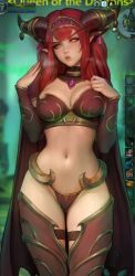 alexstrasza from world of warcraft by kittew