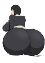 1girls ass big_ass big_breasts big_butt breasts fat_ass fat_butt female huge_ass huge_butt momiji_(artist) naruto naruto_(series) shizune thick_ass thick_butt