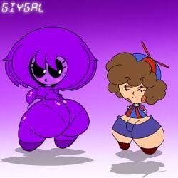 ass balloon_boy_(fnaf) bulge five_nights_at_freddy's fnaf giygal pantylines thighs wendy_afton