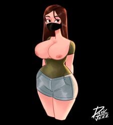 1girls alternate_version_available big_breasts breasts face_mask female nimu nimu_(irl) sofía_magaly_santillán_(nimu) streamer tenia_que_ser_nimu_(meme) virtual_youtuber youtube youtube_hispanic youtuber